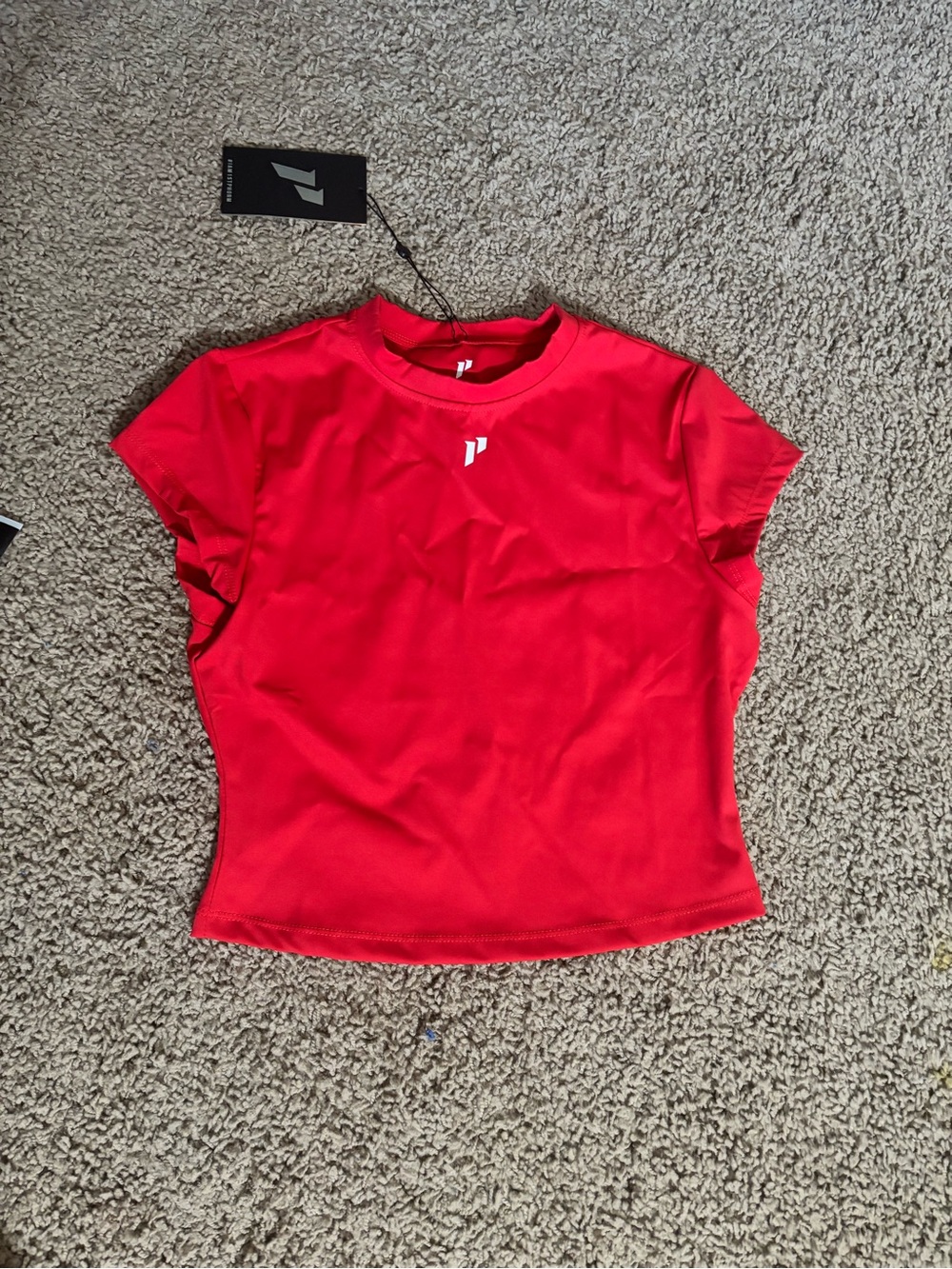 1st Phorm Crop Tee in Red(Women)